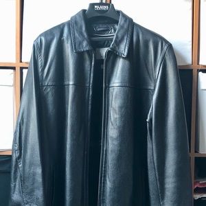 Wilson’s Leather Jacket, Black, XL, Thinsulate.